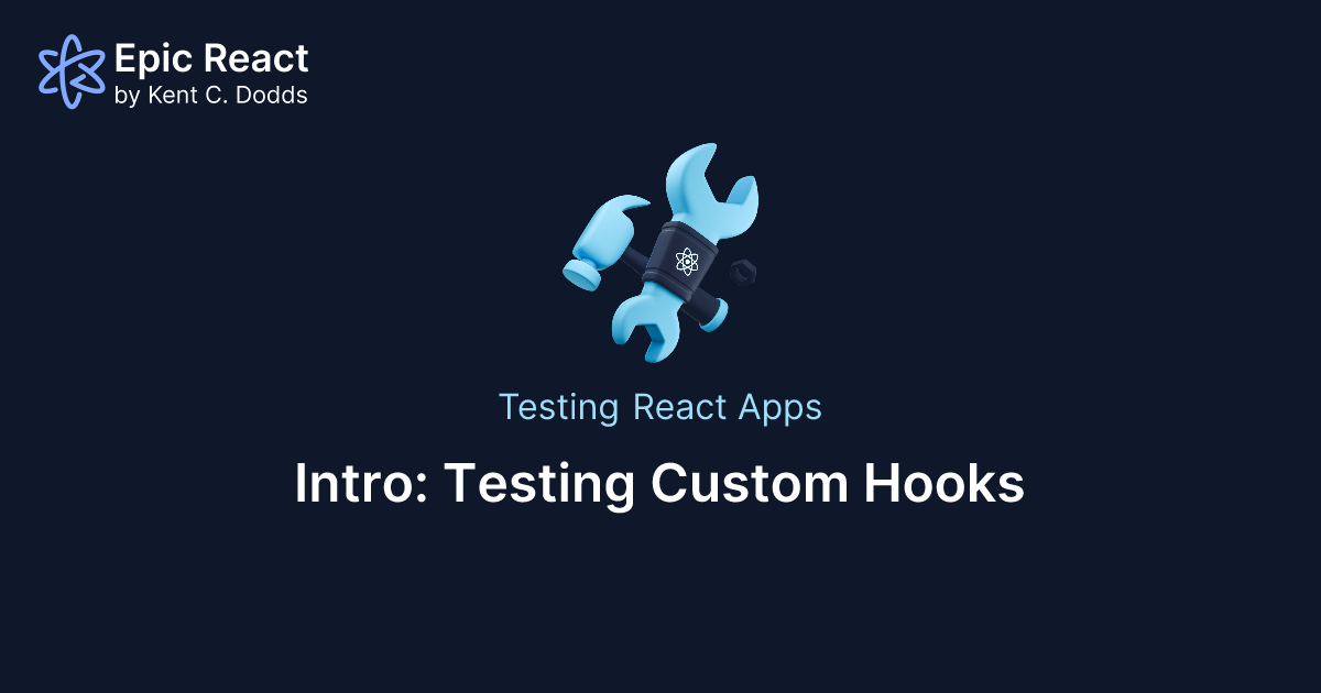 Epic Testing On Rpt Intro | Epic React by Kent C. Dodds